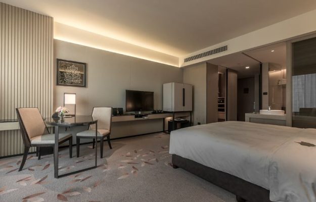 prestige confinement centre room with ambient lighting